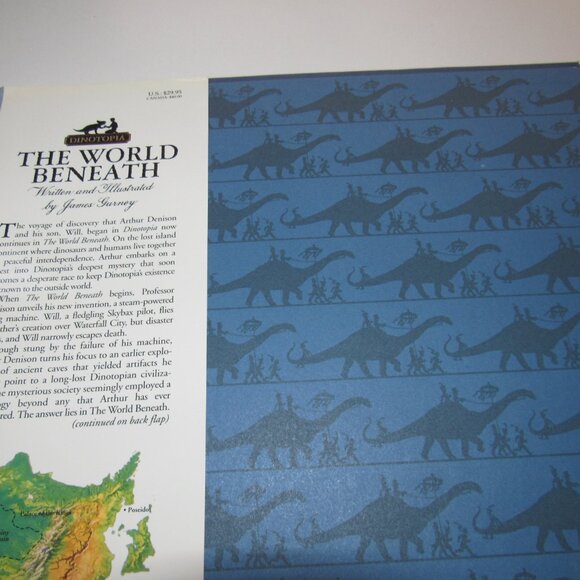 Dinotopia: The World Beneath by James Gurney – 1995 First Edition Hardcover w/DJ - Picture 3 of 6